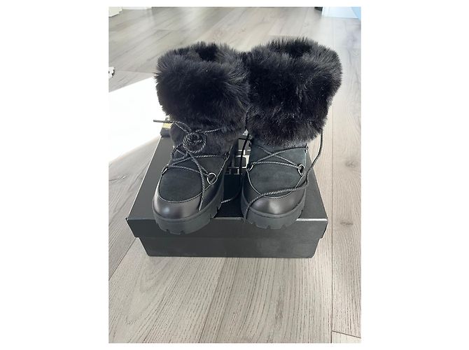 Autre Marque Botas de invierno de piel negra Australia Luxe Collective Negro - vista 9