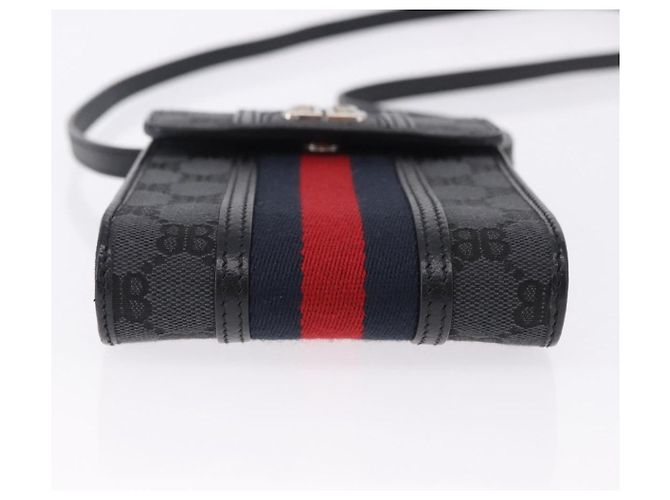 Collaborazione BALENCIAGA GUCCI The Hacker Project Canvas Black Auth ka5651V Nero Argento - vista 9