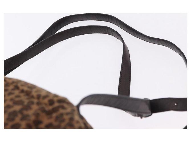 Zaino BOTTEGA VENETA Nylon Brown Gold Auth bs36573 Marrone D'oro - vista 10