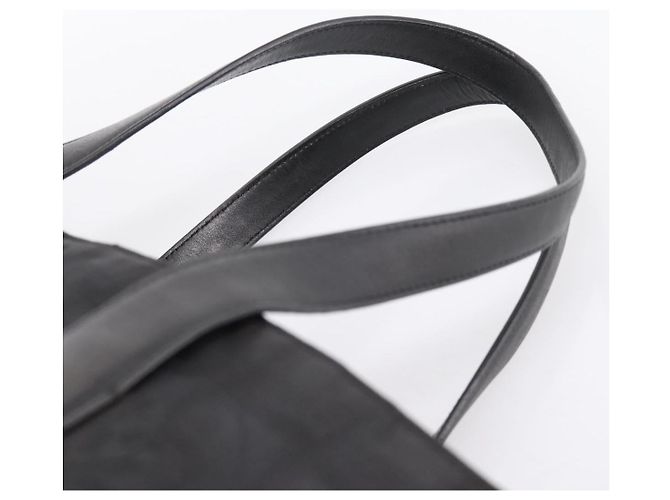 Borsa Tote CHANEL New Travel Line in tela nera e argento CC Auth ka5632 Nero - vista 8