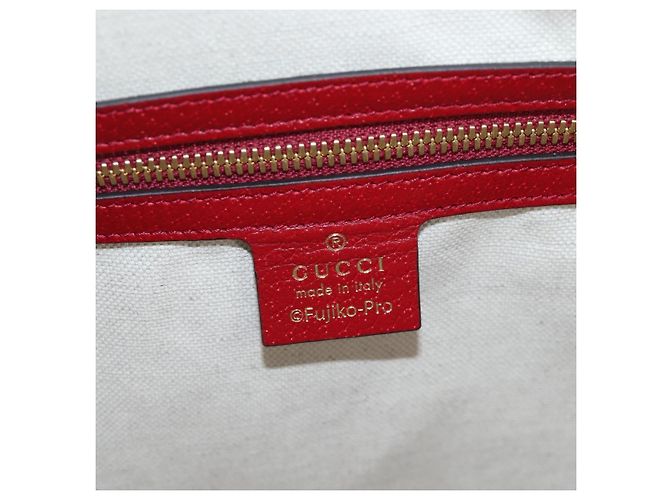 Padlock GUCCI x Doraemon Micro GG Boston Bag aus PVC und Leder Beige 647815 Auth 167459SM - Ansicht 18