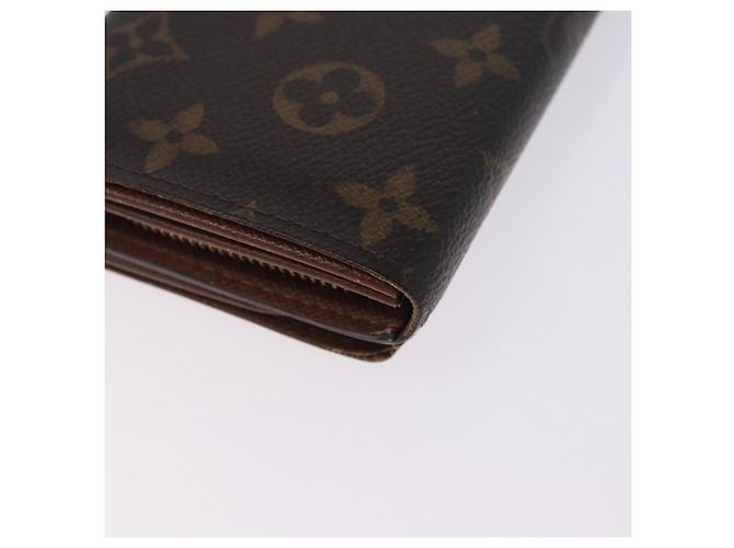 LOUIS VUITTON Monogram Porte Monnaie Billets Tresor Wallet M61730 Auth 194487A Monogramma - vista 10
