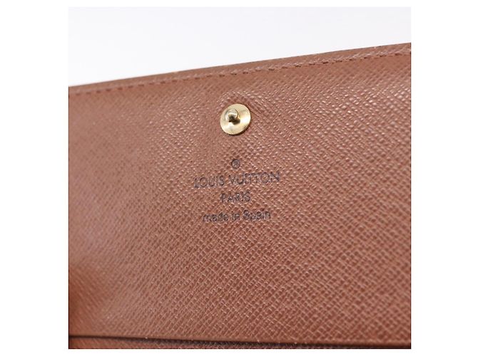 LOUIS VUITTON Monogram Porte Monnaie Billets Tresor Wallet M61730 Auth 194487A Monogramma - vista 13