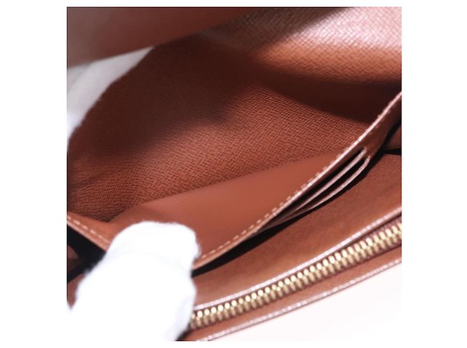 LOUIS VUITTON Monogram Porte Monnaie Billets Tresor Wallet M61730 Auth 194487A Monogramma - vista 16