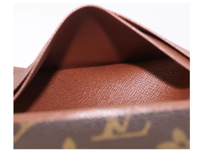 LOUIS VUITTON Monogram Porte Monnaie Billets Tresor Wallet M61730 Auth 194487A Monogramma - vista 18