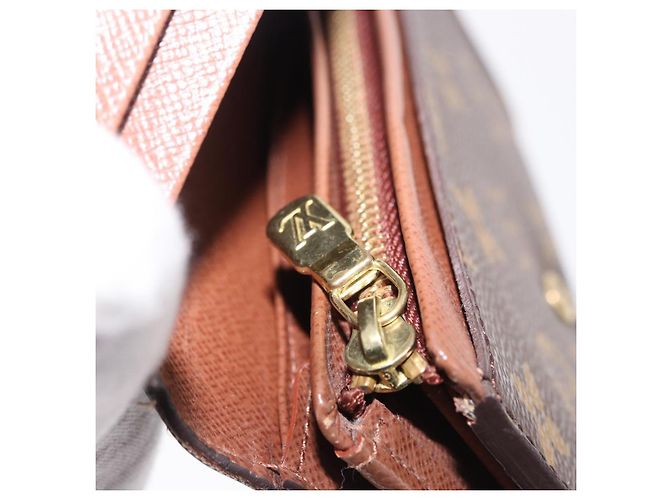 LOUIS VUITTON Monogram Porte Monnaie Billets Tresor Wallet M61730 Auth 194487A Monogramma - vista 19