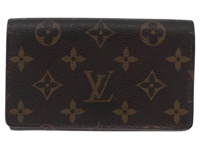 LOUIS VUITTON Monogram Porte Monnaie Billets Tresor Wallet M61730 Auth 194487A Monogramma - vista 2