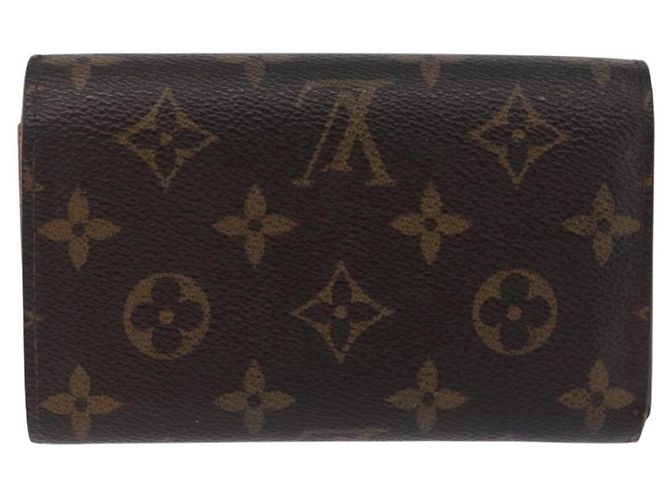 LOUIS VUITTON Monogram Porte Monnaie Billets Tresor Wallet M61730 Auth 194487A Monogramma - vista 3
