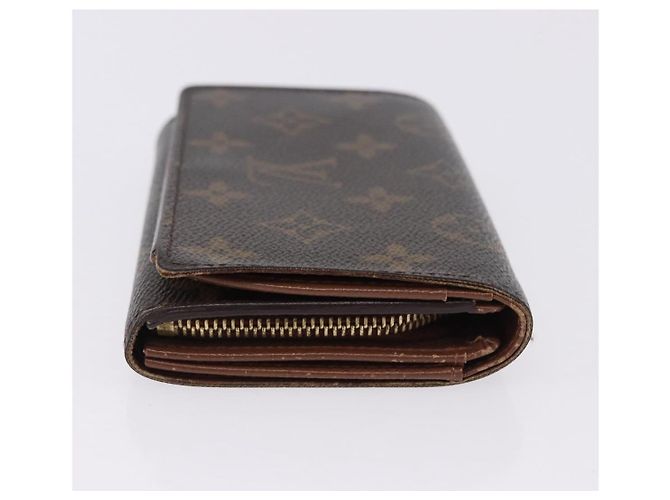 LOUIS VUITTON Monogram Porte Monnaie Billets Tresor Wallet M61730 Auth 194487A Monogramma - vista 4