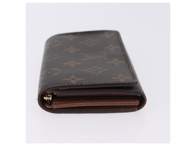 LOUIS VUITTON Monogram Porte Monnaie Billets Tresor Wallet M61730 Auth 194487A Monogramma - vista 5