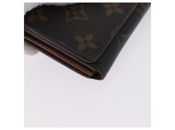 LOUIS VUITTON Monogram Porte Monnaie Billets Tresor Wallet M61730 Auth 194487A Monogramma - vista 8