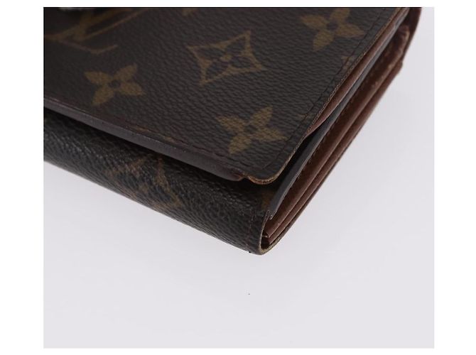 LOUIS VUITTON Monogram Porte Monnaie Billets Tresor Wallet M61730 Auth 194487A Monogramma - vista 9