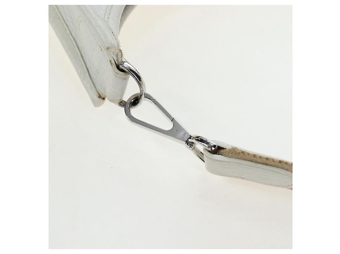 Hermès Borsa a tracolla HERMES Evelyn 1GM in pelle bianca argento Auth 195640SAM Bianco - vista 15