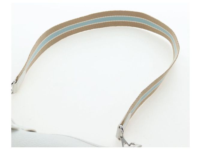 Hermès Borsa a tracolla HERMES Evelyn 1GM in pelle bianca argento Auth 195640SAM Bianco - vista 9