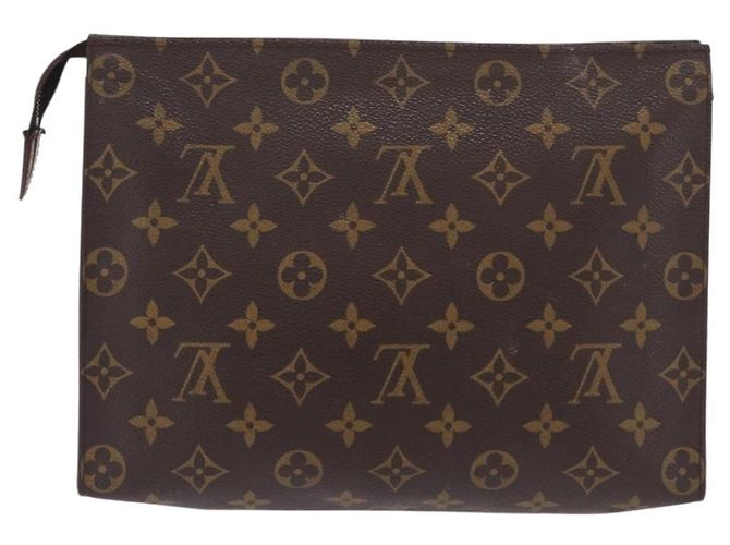 LOUIS VUITTON Monogram Poche Toilette 26 Pouch M47542 LV Auth 183564 Monogramma - vista 3