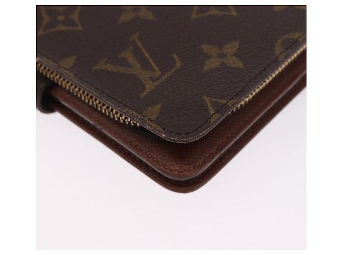 LOUIS VUITTON Monogram Porto Papie Zip Wallet M61207 LV Auth 194469A Monogramma - vista 10
