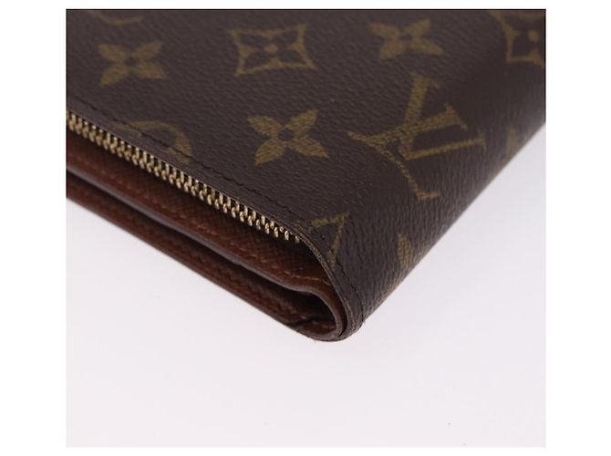 LOUIS VUITTON Monogram Porto Papie Zip Wallet M61207 LV Auth 194469A Monogramma - vista 11