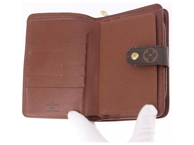 LOUIS VUITTON Monogram Porto Papie Zip Wallet M61207 LV Auth 194469A Monogramma - vista 13