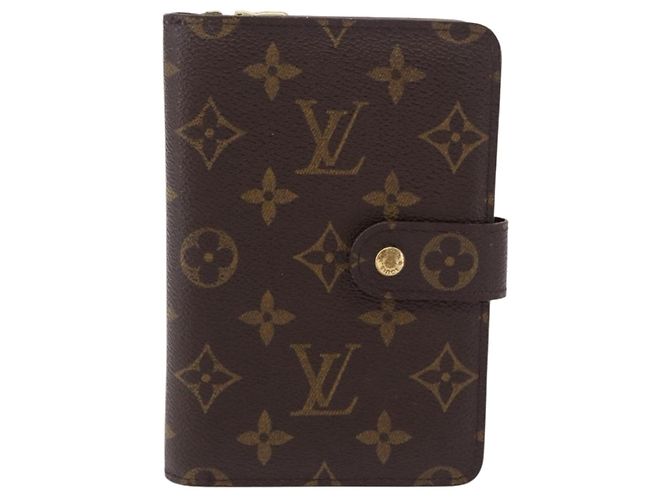 LOUIS VUITTON Monogram Porto Papie Zip Wallet M61207 LV Auth 194469A Monogramma - vista 2