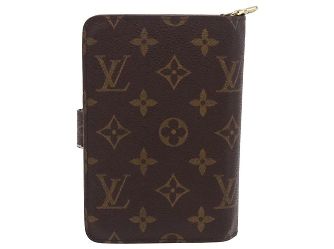 LOUIS VUITTON Monogram Porto Papie Zip Wallet M61207 LV Auth 194469A Monogramma - vista 3