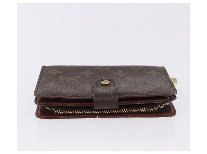 LOUIS VUITTON Monogram Porto Papie Zip Wallet M61207 LV Auth 194469A Monogramma - vista 4