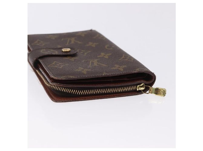 LOUIS VUITTON Monogram Porto Papie Zip Wallet M61207 LV Auth 194469A Monogramma - vista 6