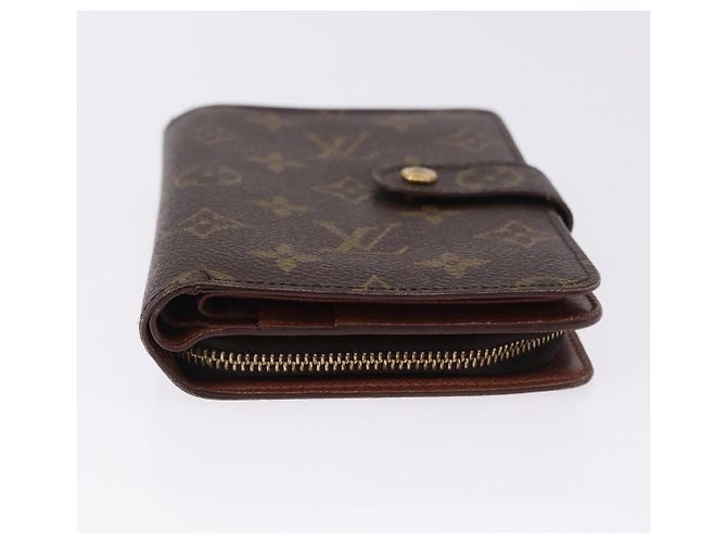 LOUIS VUITTON Monogram Porto Papie Zip Wallet M61207 LV Auth 194469A Monogramma - vista 7