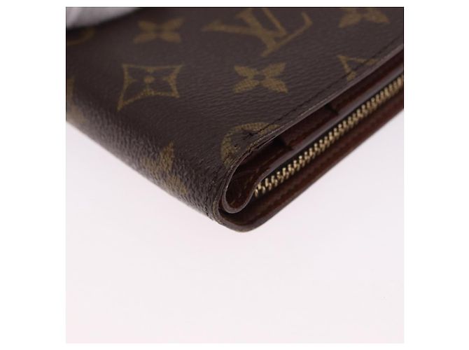 LOUIS VUITTON Monogram Porto Papie Zip Wallet M61207 LV Auth 194469A Monogramma - vista 8