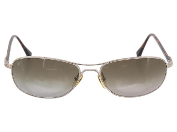 Occhiali da sole LOUIS VUITTON Conspiration GM Plastica Marrone Z0037U Auth bs36481 Argento - vista 2