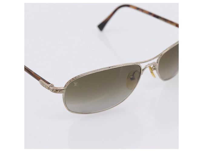 Occhiali da sole LOUIS VUITTON Conspiration GM Plastica Marrone Z0037U Auth bs36481 Argento - vista 6