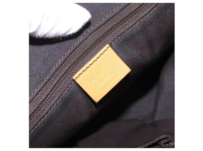 Borsa GUCCI Canvas Outlet Multicolor Gold 257250 Auth ka5603A Multicolore D'oro - vista 15