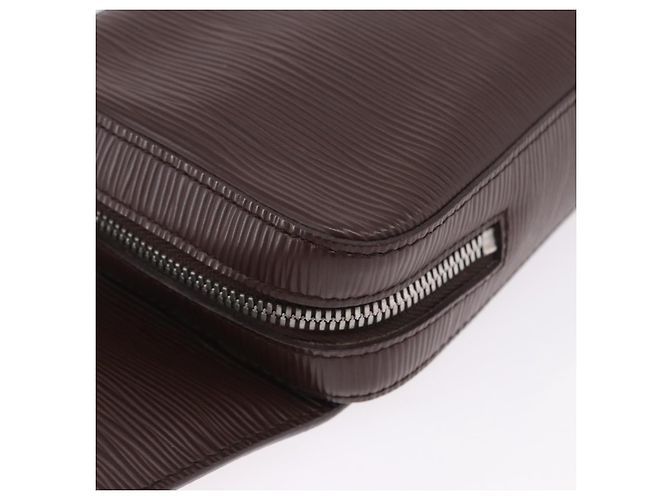 LOUIS VUITTON Epi Geronimos Body Bag SPO Brown LV Auth 195176V Marrone - vista 10