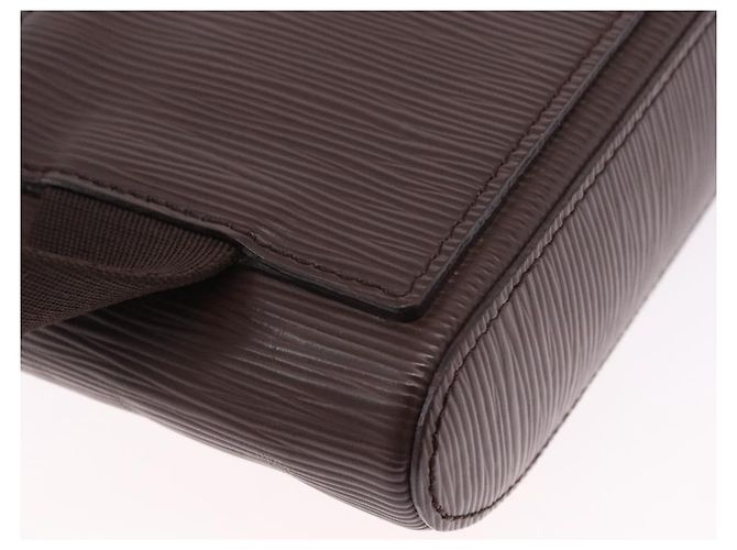 LOUIS VUITTON Epi Geronimos Body Bag SPO Brown LV Auth 195176V Marrone - vista 12