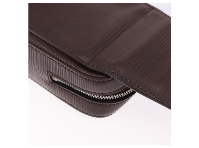 LOUIS VUITTON Epi Geronimos Body Bag SPO Brown LV Auth 195176V Marrone - vista 13