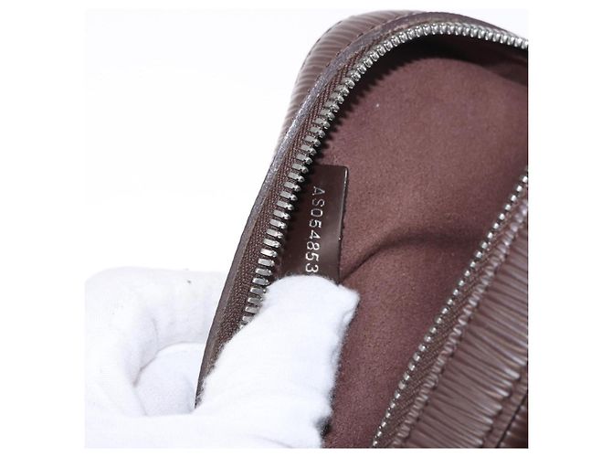 LOUIS VUITTON Epi Geronimos Body Bag SPO Brown LV Auth 195176V Marrone - vista 21