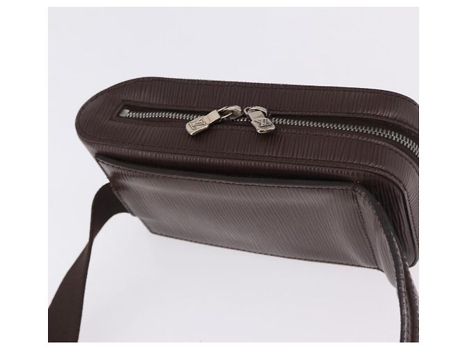 LOUIS VUITTON Epi Geronimos Body Bag SPO Brown LV Auth 195176V Marrone - vista 6