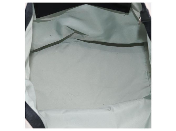 Borsa a mano CHANEL Sports High Summer Nylon Nero Argento CC Auth ka5657V - vista 15