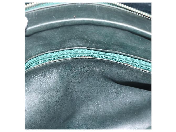 CHANEL Matelasse Chain Schultertasche aus Lammleder Schwarz Gold CC Auth bs36768 Golden - Ansicht 16