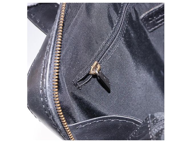 Borsa a mano CHANEL Wild Stitch in pelle nera CC Auth 195982V Nero - vista 23