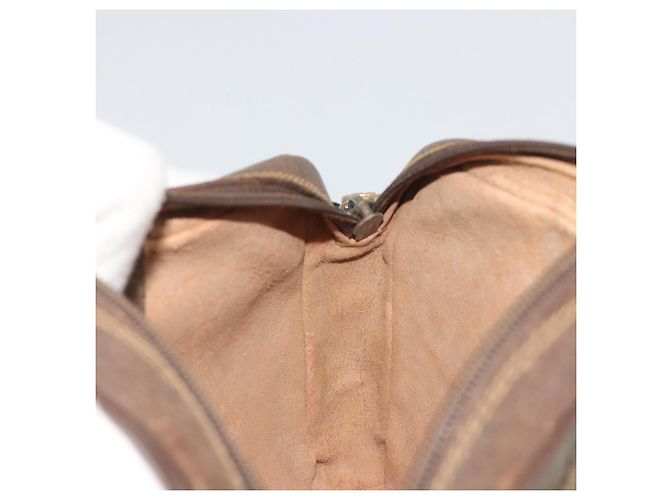 Bolso GUCCI GG Supreme Web Sherry Line PVC Beige Oro 116 02 089 Auth 195675 Dorado - vista 18