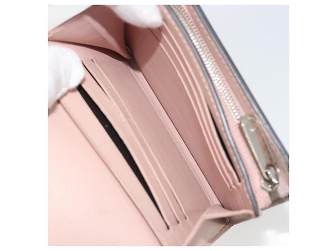 LOUIS VUITTON Mahina Portefeuille Iris Compact Wallet Pink M82757 Auth 194235A Rosa - vista 18