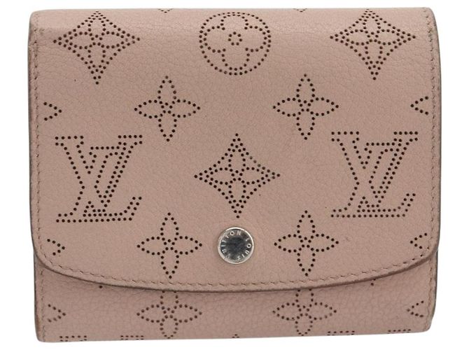 LOUIS VUITTON Mahina Portefeuille Iris Compact Wallet Pink M82757 Auth 194235A Rosa - vista 2