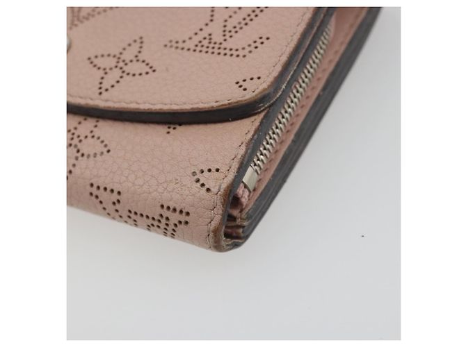 LOUIS VUITTON Mahina Portefeuille Iris Compact Wallet Pink M82757 Auth 194235A Rosa - vista 8