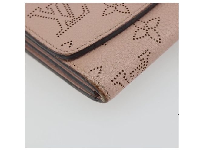 LOUIS VUITTON Mahina Portefeuille Iris Compact Wallet Pink M82757 Auth 194235A Rosa - vista 9