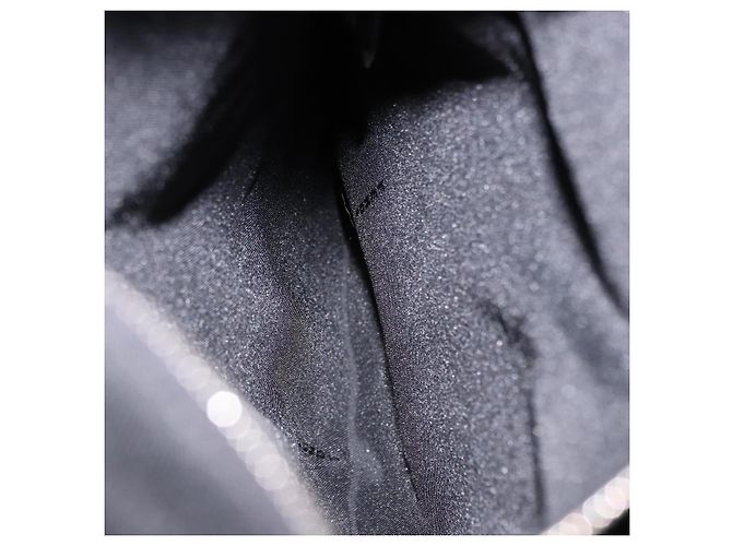 FENDI Rucksack Nylon Black Silver Auth bs36641V Schwarz Silber - Ansicht 23