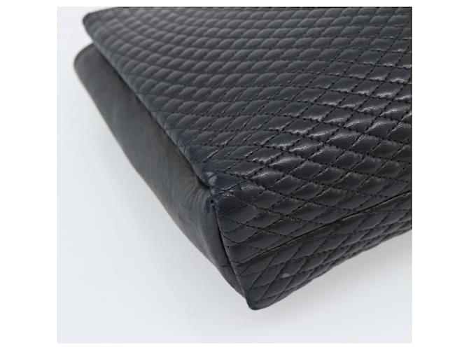 Borsa BALLY in pelle nera e oro Auth 196018 Nero D'oro - vista 13