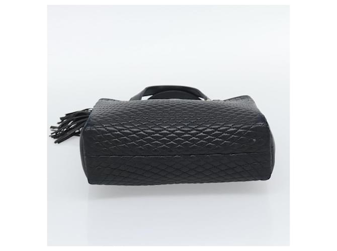 Borsa BALLY in pelle nera e oro Auth 196018 Nero D'oro - vista 9