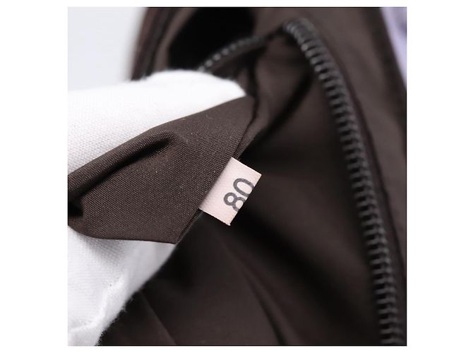 Borsa a pochette Miu Miu Suede Brown Silver Auth 186970 Marrone Argento - vista 18