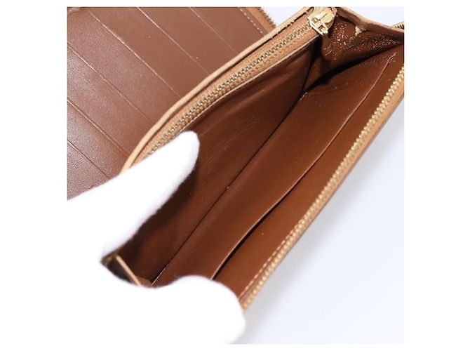 LOUIS VUITTON Monogram Vernis Eldrich Wallet Zip Around Bronze LV Auth 197118 Bronzo - vista 20