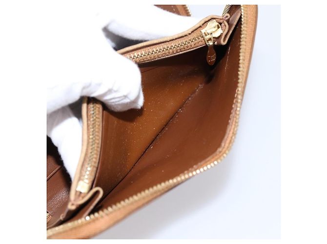 LOUIS VUITTON Monogram Vernis Eldrich Wallet Zip Around Bronze LV Auth 197118 Bronzo - vista 21